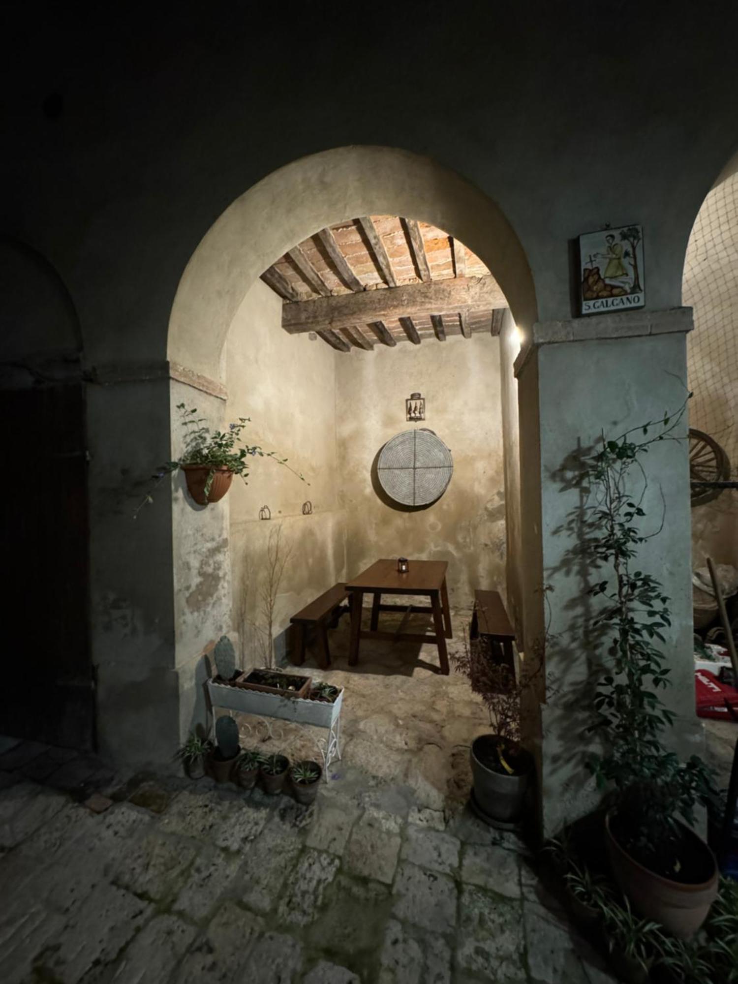La Corte Del Podesta Sarteano Bagian luar foto